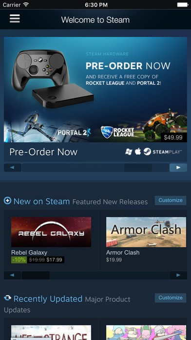 Steam手机应用截图2