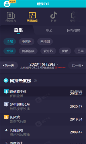酷云EYE数据查询截图3