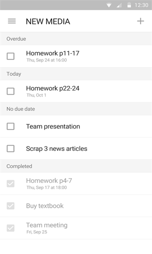 Timetable