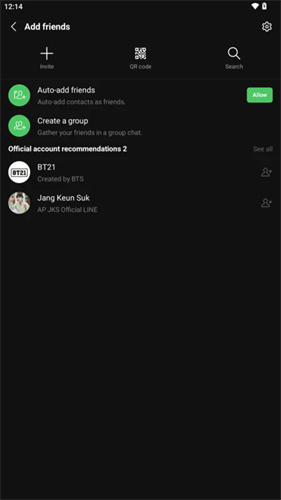 Line连我